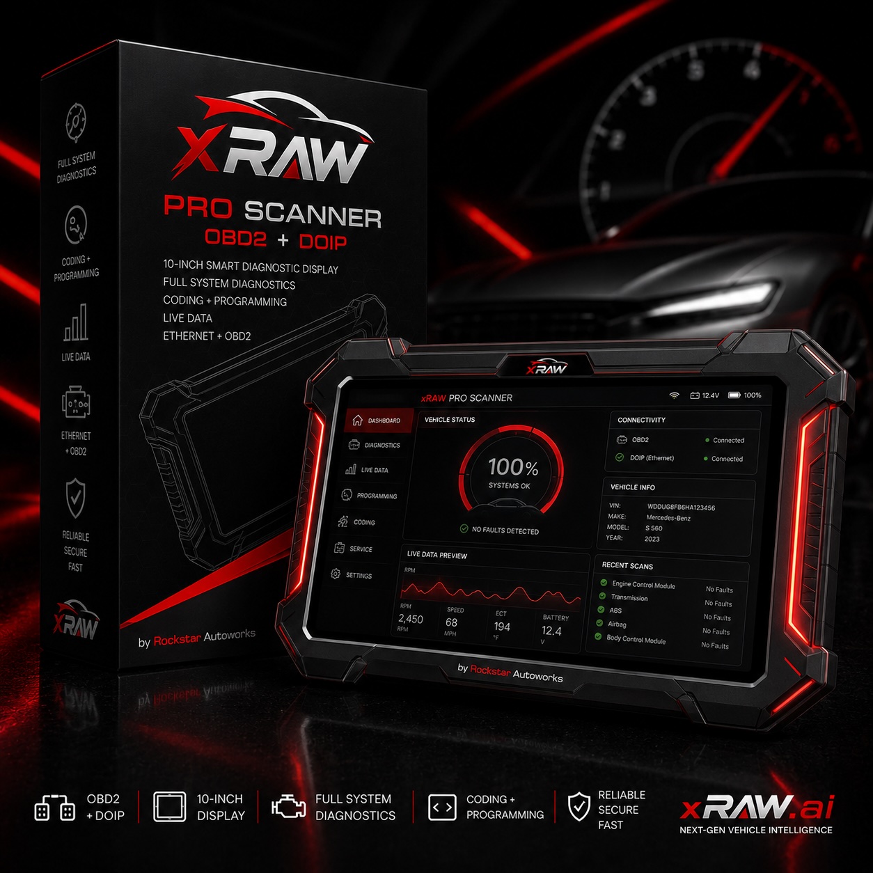 xRAW PRO Scanner device